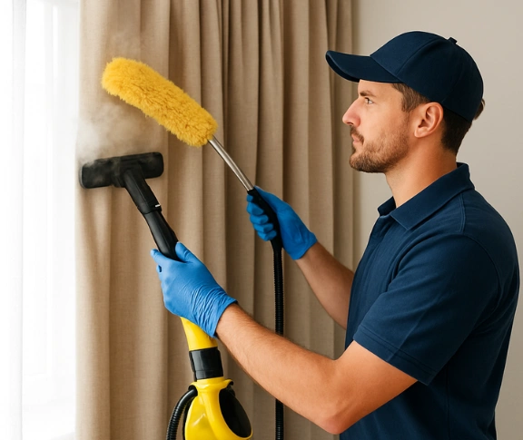 Trusted curtain steam cleaning technician Matty Curtain Cleaning mount-cottrell-vic QLD
