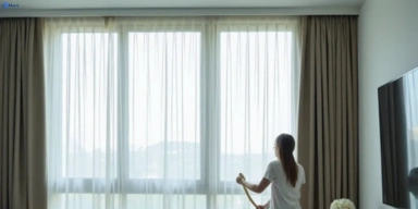 Delicate sheer drape cleaning mount-cottrell-vic Matty Curtain Cleaning